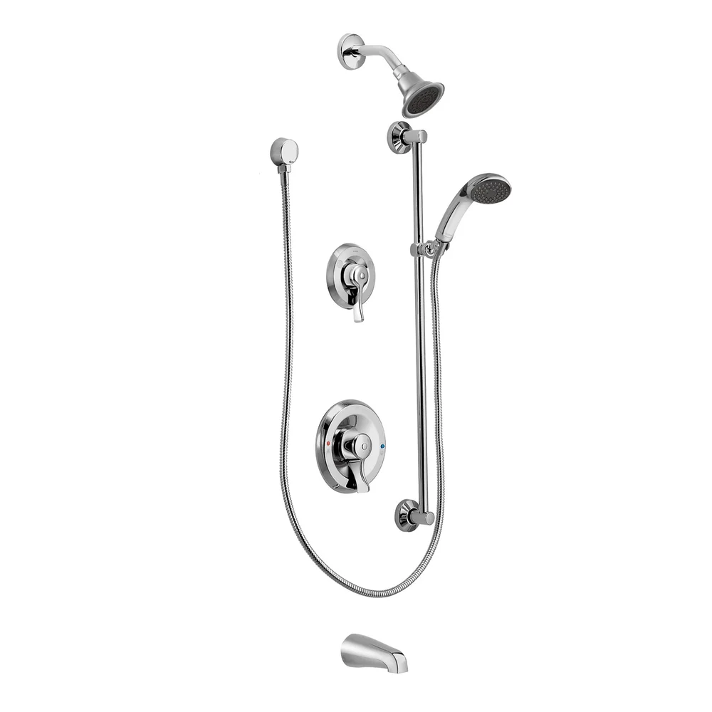 Moen Posi-Temp Showerhead and Handheld Showerhead, Chrome