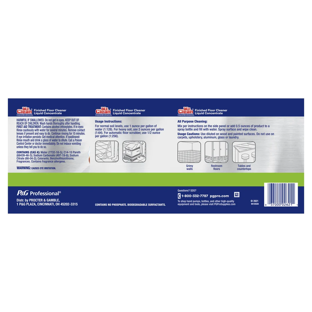 Mr. Clean Dilution Systems and Dispensers, Floor Cleaner, 1 Gal. thumbnail 2