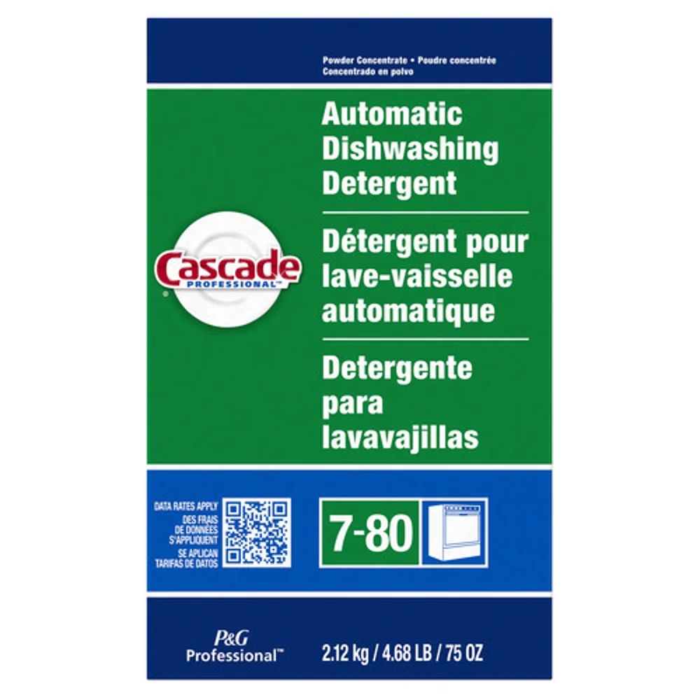 Cascade Professional Automatic Dishwasher Detergent Powder, Fresh Scent, 75 Oz.