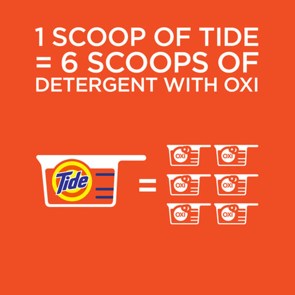 Tide HE Powdered Laundry Detergent, 95 Oz. thumbnail 4