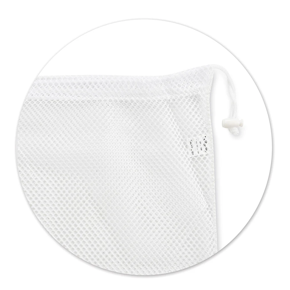 Registry Polyester Net Laundry Bag, Drawstring Closure, 24" W x 36" L, White thumbnail 2
