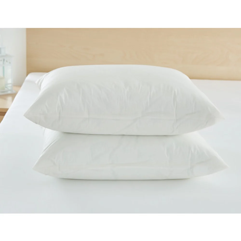 Registry Zippered 6-Gauge Vinyl  Pillow Cover, Standard, 21" x 27", White thumbnail 4