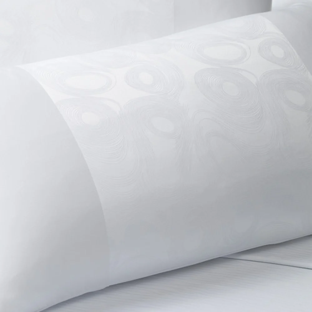 Standard Textile Geo Dune Pillowcase, White, Standard