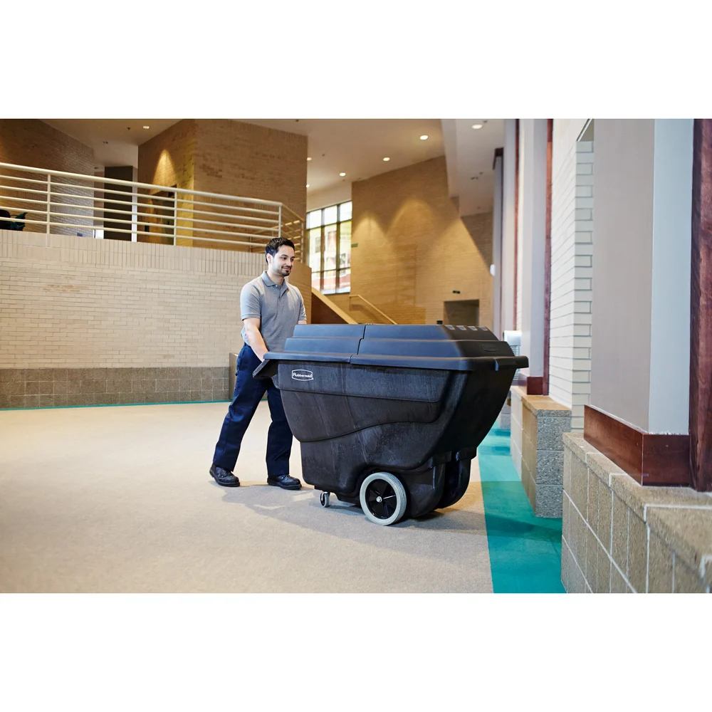 Rubbermaid Commercial Products Tilt Truck, Black, 400 Lb. Capacity thumbnail 4
