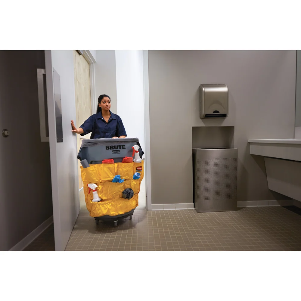 Rubbermaid Commercial Products BRUTE Vented Waste Container, 44 Gal., Gray thumbnail 5