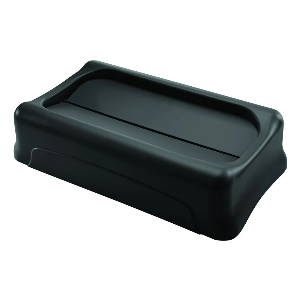 Rubbermaid Commercial Products Executive Series Slim Jim Swing Lid, Black thumbnail 2