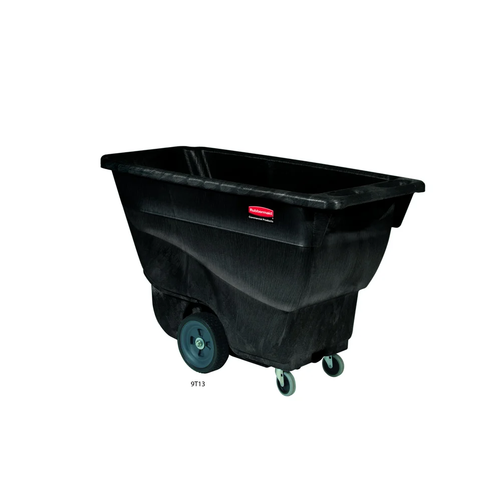 Rubbermaid Commercial Products Tilt Truck, 450 Lb. Capacity, Black thumbnail 3