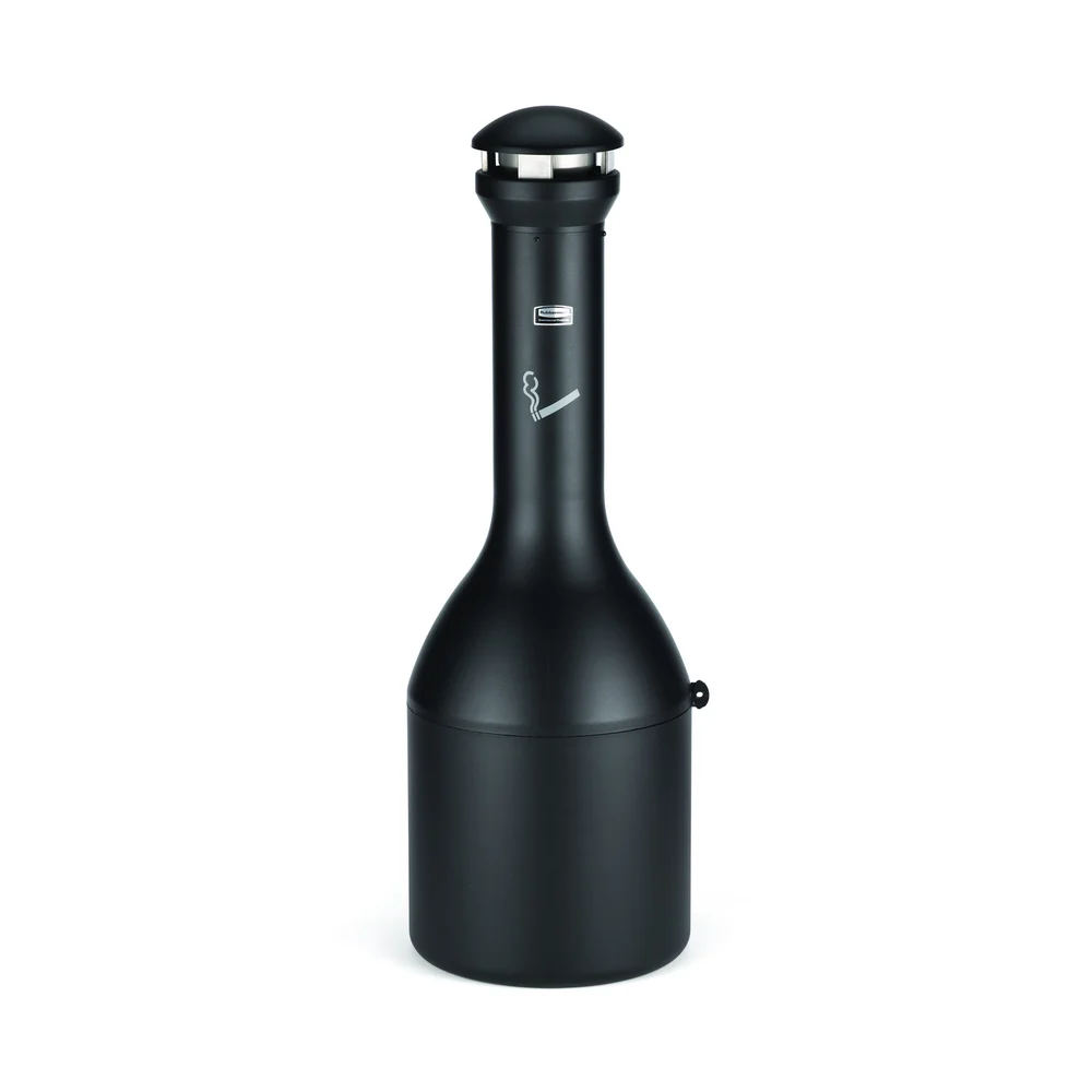 Rubbermaid Commercial Products Infinity Smoking Receptacle, Black thumbnail 2