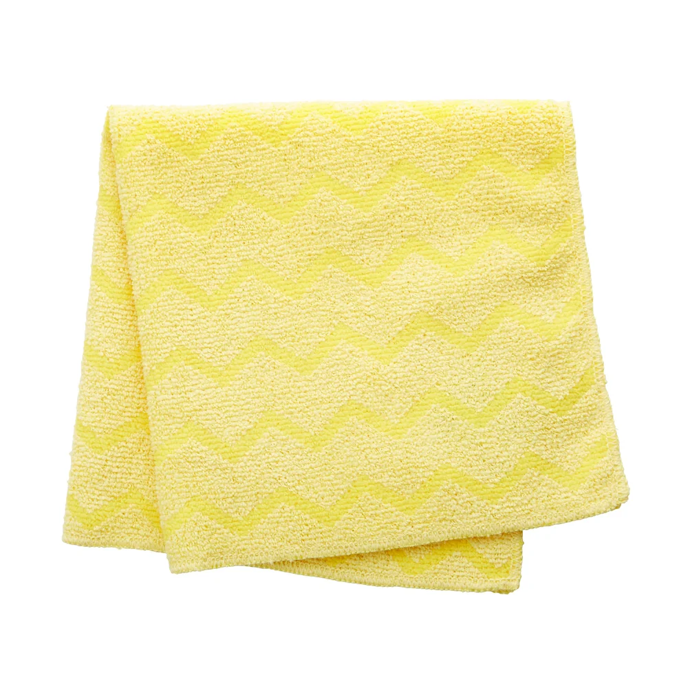 Rubbermaid Commercial Products HYGEN Microfiber General Purpose Cloth, 16", Yellow