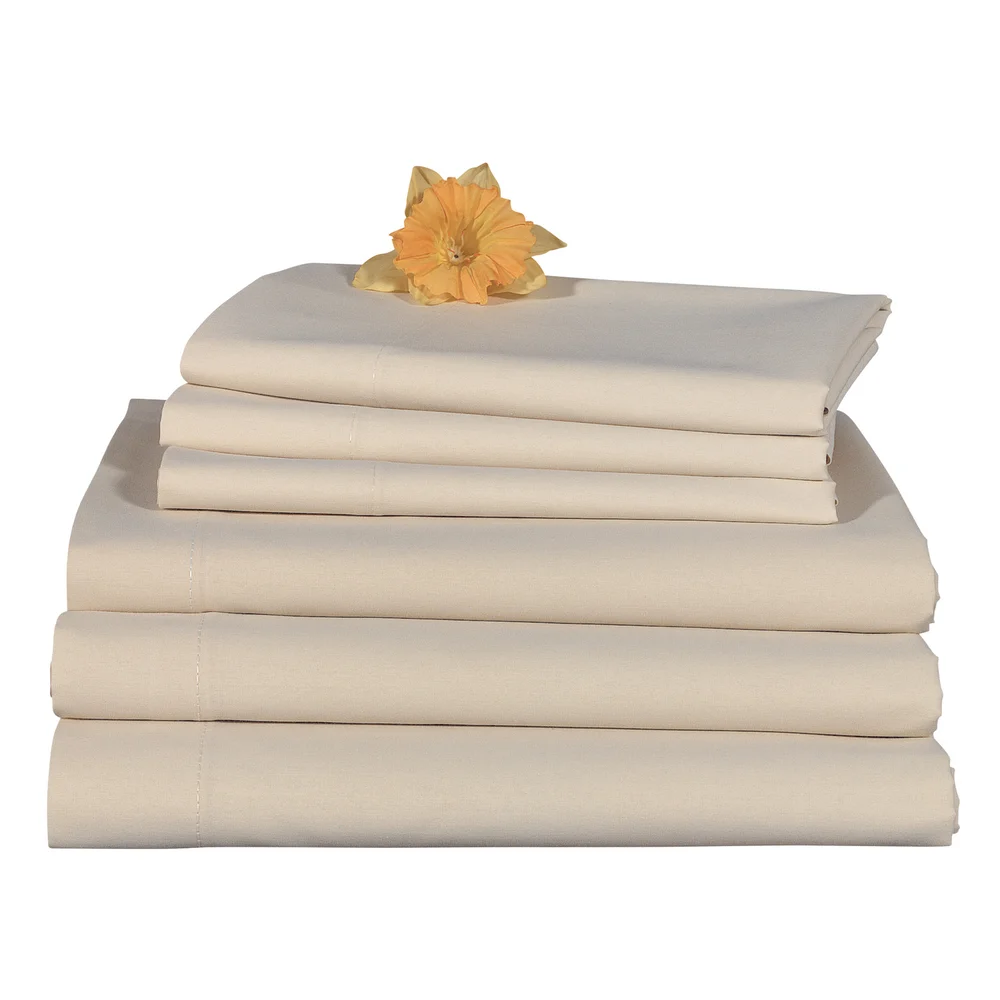 1888 Mills Advantage T180 Flat Sheet, Full Long, 81" x 108", Bone