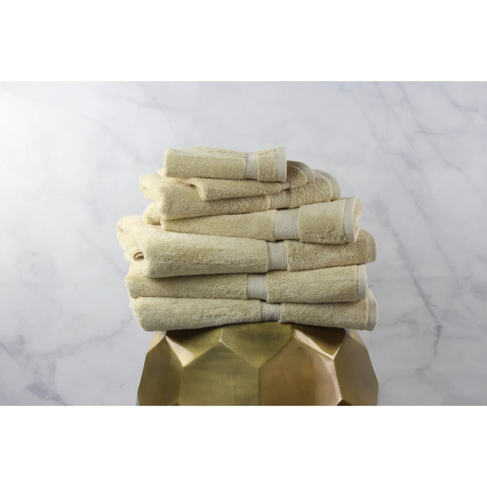 1888 Mills Magnificence Dobby Border Bath Towel, 30" L x 58" W, 20 lb/dz, Linen thumbnail 4