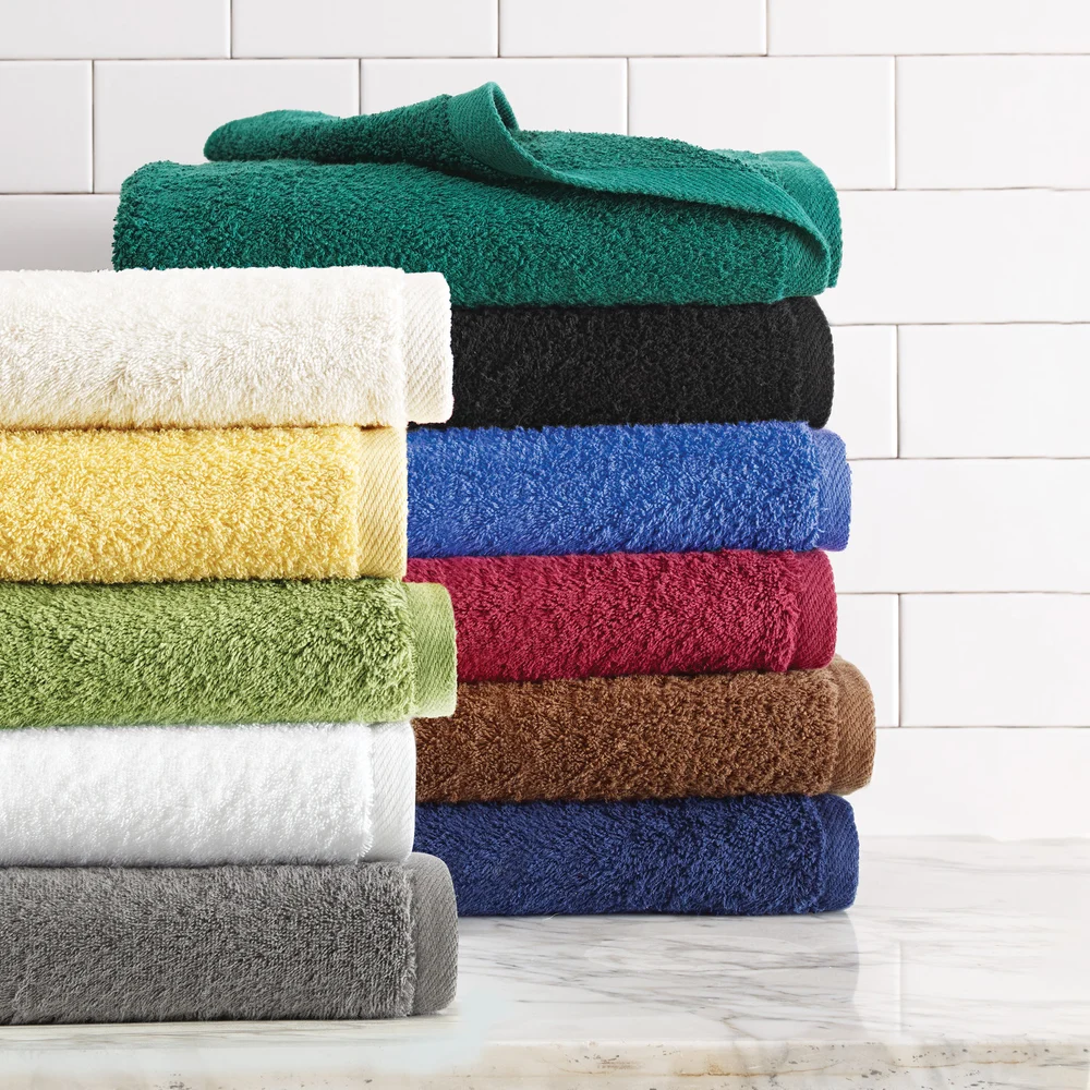 1888 Mills Millennium Borderless Bath Towel, 27" x 52", 15 lb/dz, White