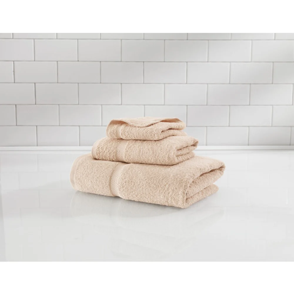 1888 Mills Crown Touch Dobby Border Hand Towel 16" x 30", 4.5 lb/dz, Beige