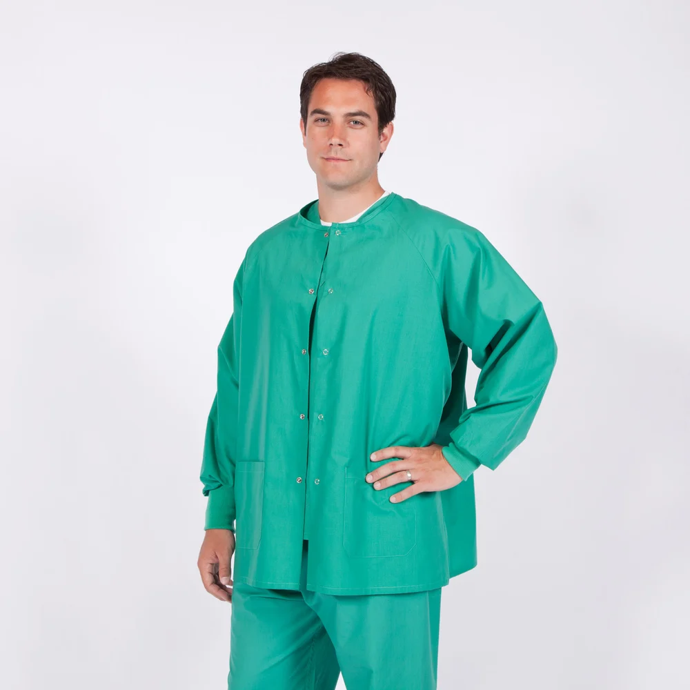 Warm Up Jacket, Jade Green, L