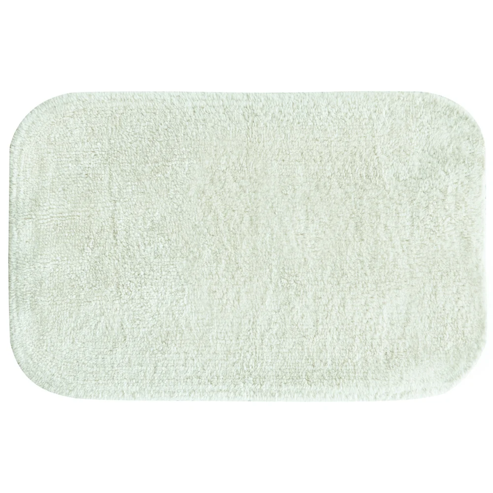 Bacova Guild Carlton Bath Rug, 24" x 36", White