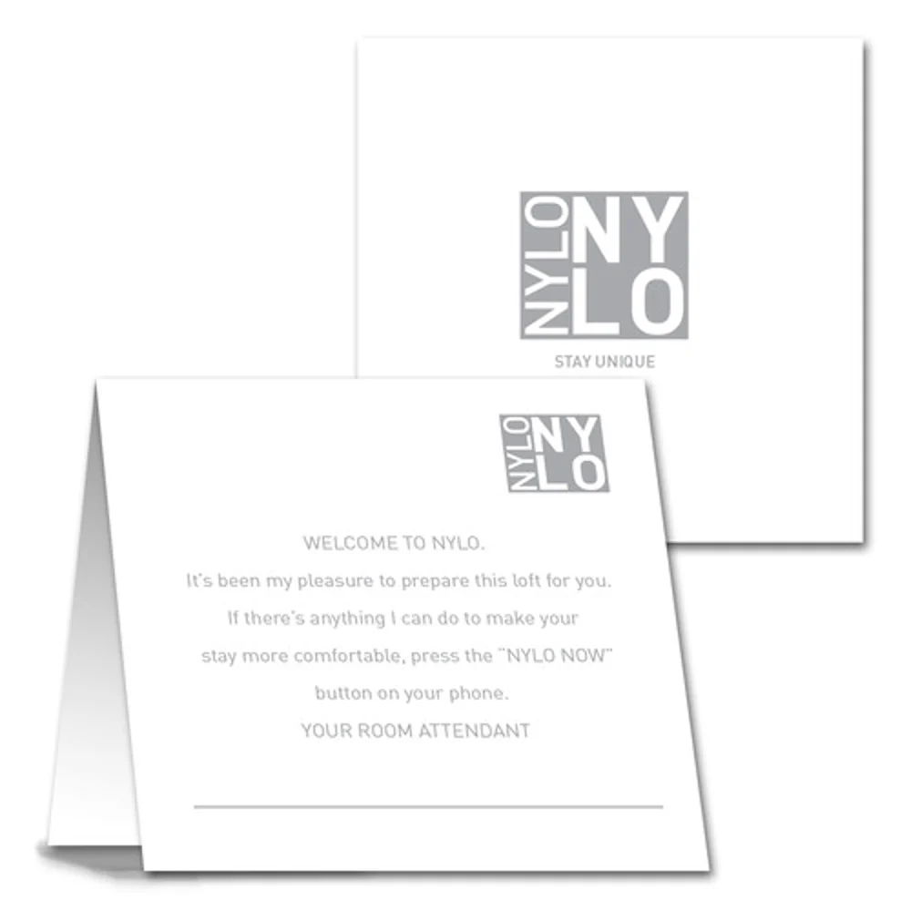 NYLO Prepare room card