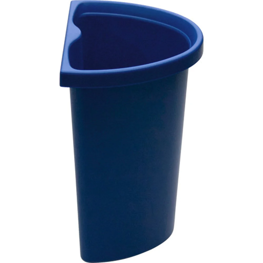 Wescon Plastic Recycle Wastebasket Insert, 5 Qt., Blue
