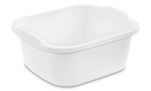 12 Quart Dish Pan – White