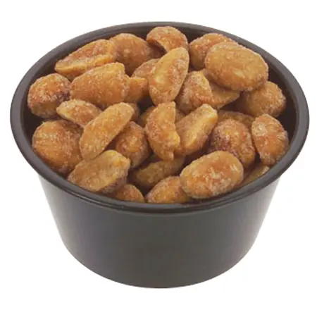 2oz Black Plastic Portion Cups, 12 Sleeves of 200