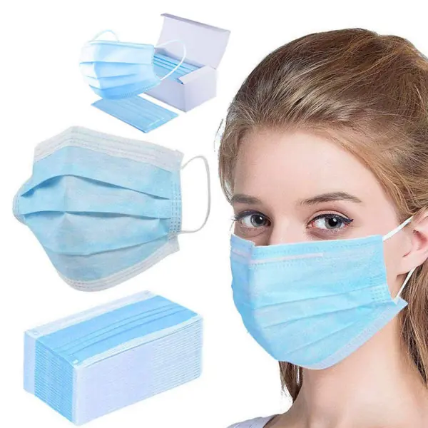 3-Ply Disposable Face Masks