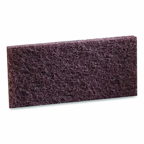 3M™ Doodlebug Brown Scrub 'n Strip Pad, 4.63" x 10", 5/Box