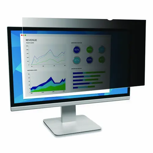 3M™ Frameless Blackout Privacy Filter for 18.5" Widescreen Flat Panel Monitor, 16:9 Aspect Ratio