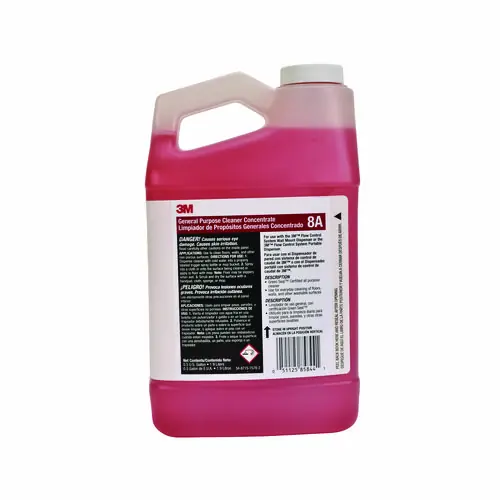 3M™ General Purpose Cleaner Concentrate, Clean Scent, 0.5 gal Bottle, 4/Carton