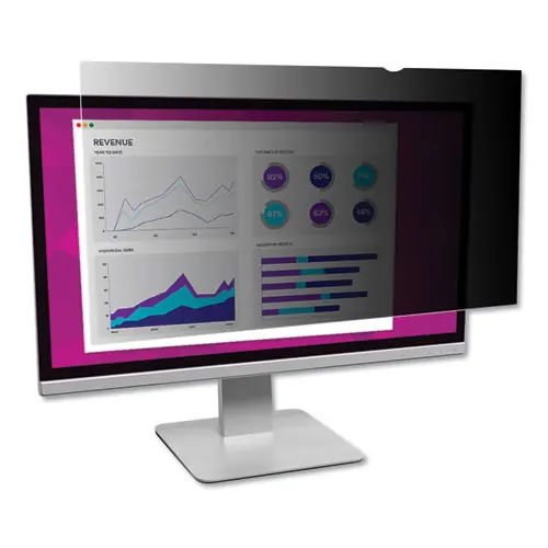 3M™ High Clarity Privacy Filter for 23.8" Widescreen Flat Panel Monitor, 16:9 Aspect Ratio