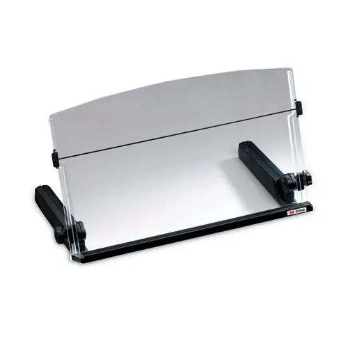 3M™ In-Line Freestanding Copyholder, 300 Sheet Capacity, Plastic, Black/Clear