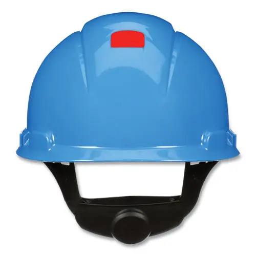 3M™ SecureFit H-Series Hard Hat, H-700 Cap, Blue, 4-Point Pressure Diffusion Ratchet Suspension with UV Indicator
