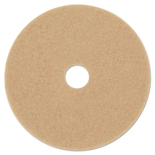 3M™ Ultra High-Speed Floor Burnishing Pads 3400, 20" Diameter, Tan, 5/Carton