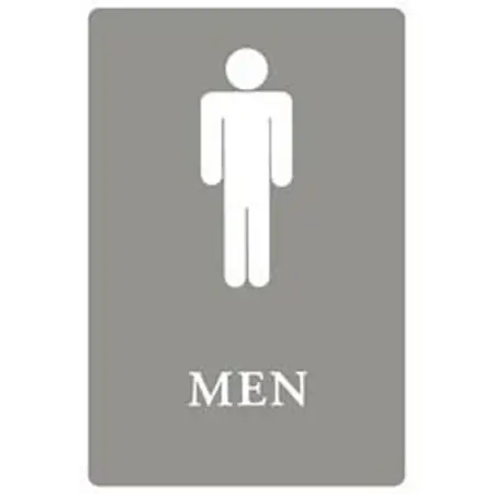 6x9 ADA Sign - Men