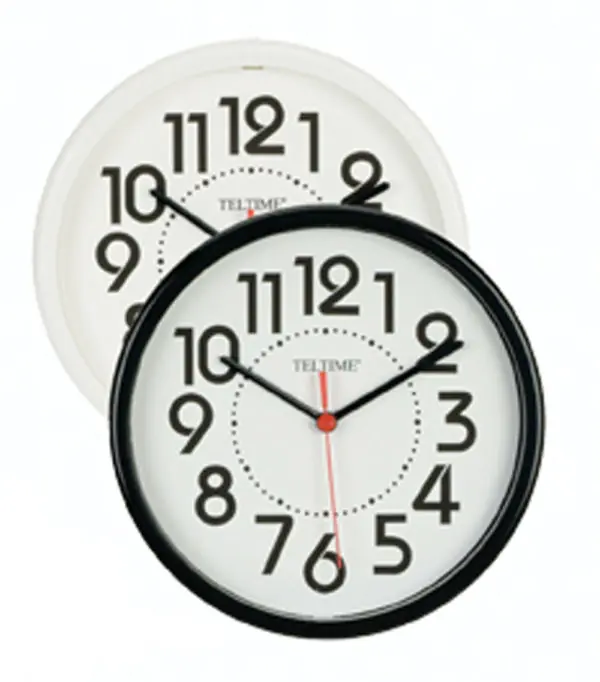 8.5″ Commercial Wall Clock, Black