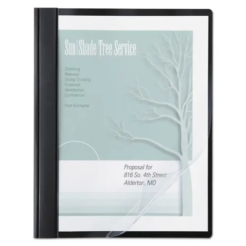 ACCO Clear Front Vinyl Report Cover