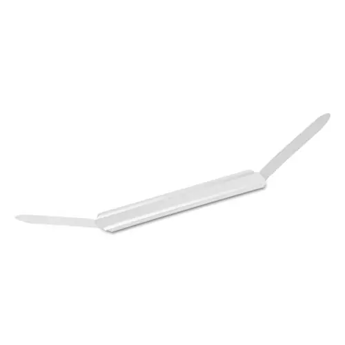 ACCO Premium Two-Prong Fastener Bases, 2" Capacity, 2.75" Center to Center, Silver, 100/Box