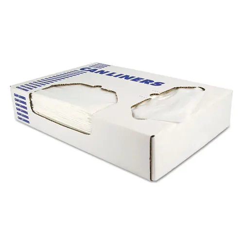 AccuFit® Linear Low Density Can Liners with AccuFit Sizing, Clear, 23 gal, 0.9 mil, 28" x 45"