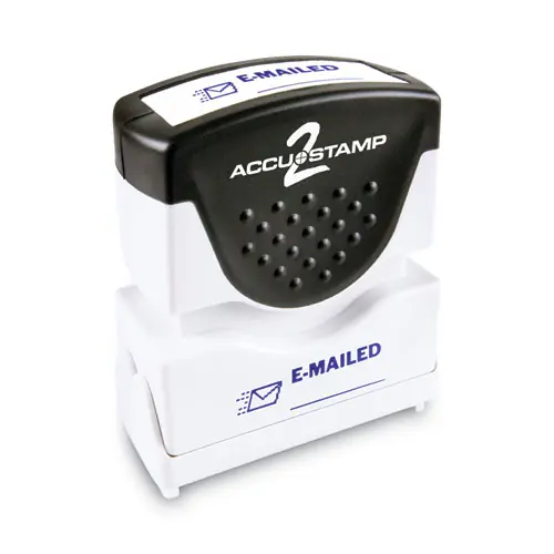 ACCUSTAMP2® Pre-Inked Shutter Stamp, Blue, EMAILED