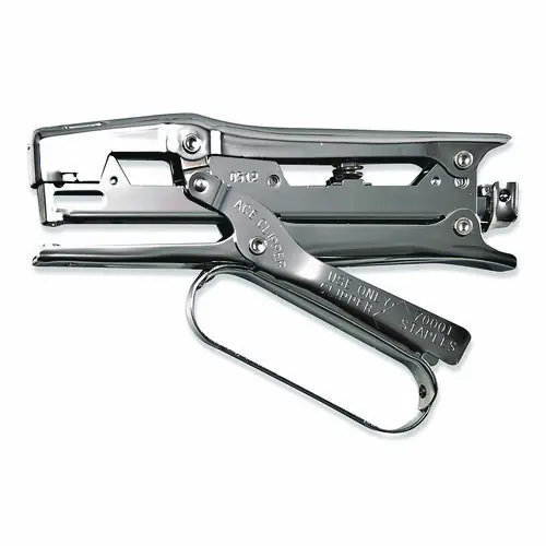 Ace® Lightweight Clipper Stapler, Chrome, 20-Sheet Capacity, 2.63" Throat
