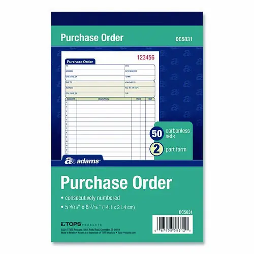 Adams® Multipart Purchase Order Pad