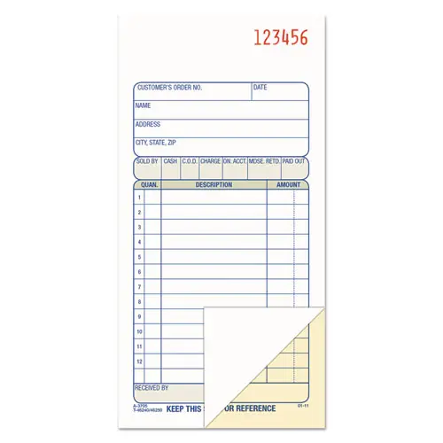 Adams® Multipart Sales Order Pad