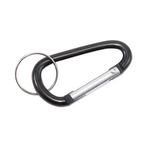 Advantus Carabiner Key Chains with Split Key Rings