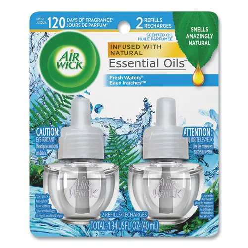 Air Wick® Scented Oil Refill, Fresh Waters, 0.67 oz, 2/Pack