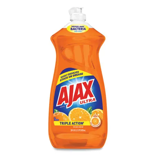 Ajax® Dish Detergent, Orange Scent, 28 oz Bottle, 9/Carton