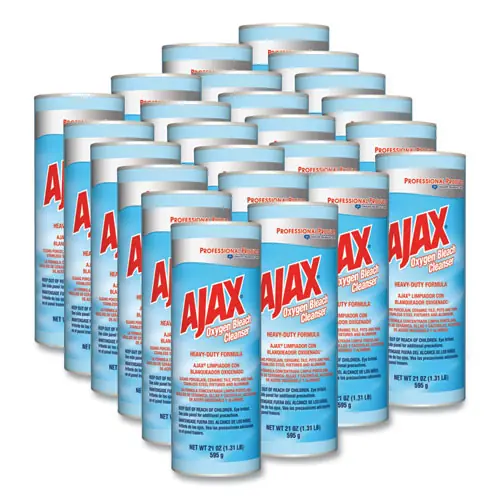 Ajax® Oxygen Bleach Powder Cleanser, 21oz Can, 24/Carton