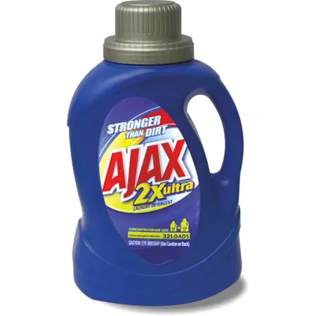 Ajax Heavy Duty Laundry Detergent Liquid, Original Scent, 50 oz Bottle, 6 Bottles
