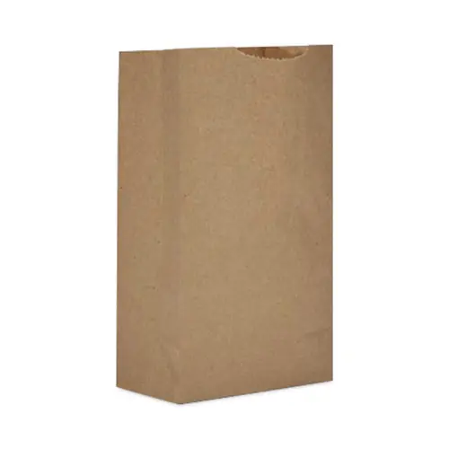 AJM Packaging Corporation Grocery Bag, Brown, 16" x 9" x 20.5", 250/Bundle - Non-Stock, Extended Delivery Time