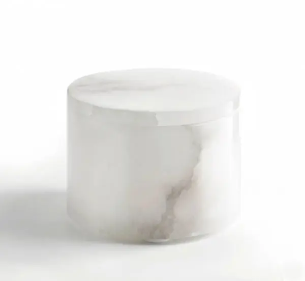 Alabaster Cotton Jar – Natural