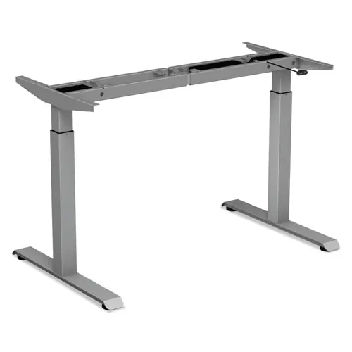 Alera® Alera AdaptivErgo Sit-Stand Two-Stage Electric Height-Adjustable Table Base, Gray