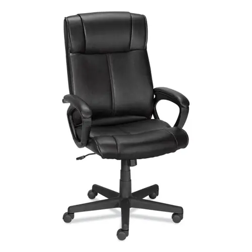 Alera® Alera Dalibor Series Manager Chair, Supports Up to 250 lb, 17.5" to 21.3" Seat Height, Black Seat/Back, Black Base