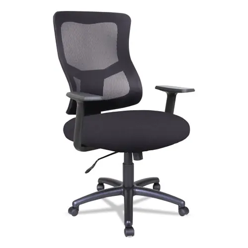Alera® Alera Elusion II Series Mesh Mid-Back Swivel/Tilt Chair, Supports Up to 275 lb, Black